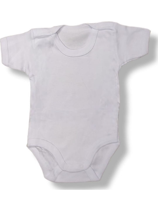 Babydom Bodys-Uri pentru Bebelusi Alb