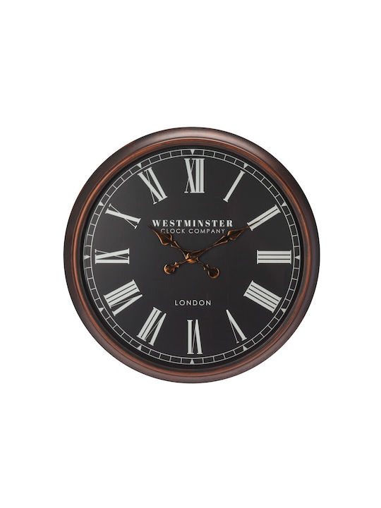 Wall Clock Brown