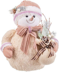 BigBuy Christmas Plastic Figure SNowman 32x25x20cm.