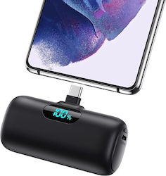 Portable K53-TYPE-C 5000mAh 15W Μαύρο
