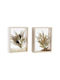 Dekodonia Wall Ornament Blomster 21x6x16cm