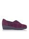 Damen Mokassins in Burgundisch Farbe