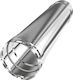 Inox Shell Καμινάδα Καπνοδόχου Inox 250mm Ασημί
