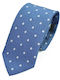 Octopus Men's Tie Silk Printed in Blue Color