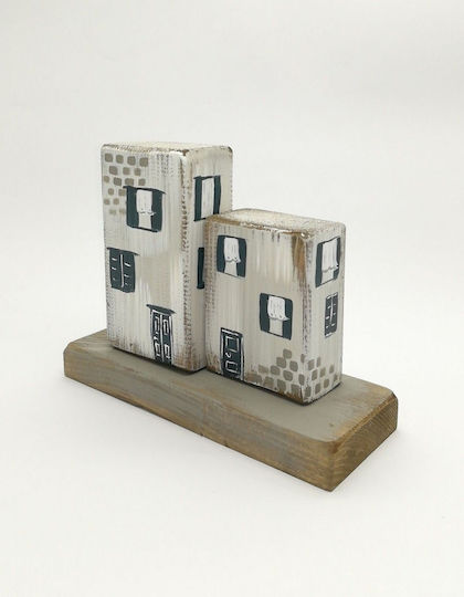 Bnart Διακοσμητικό Σπίτι από Ξύλο 16x12cm