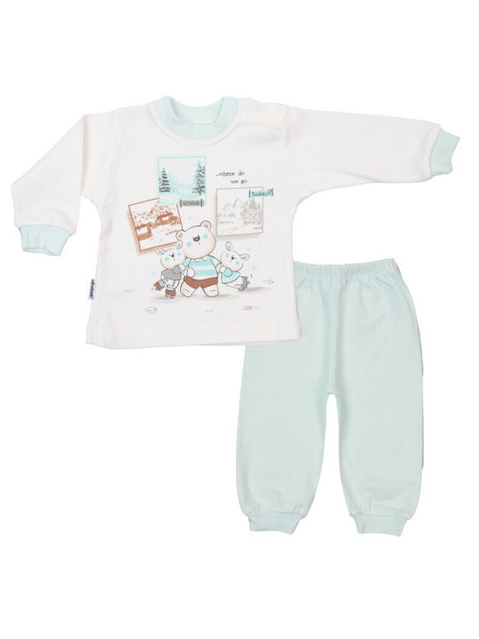 Papillon Kids Pijama pentru copii Turquoise