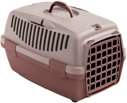 Stefanplast Pink Dog Transport Cage 48x32x31cm Plastic Door