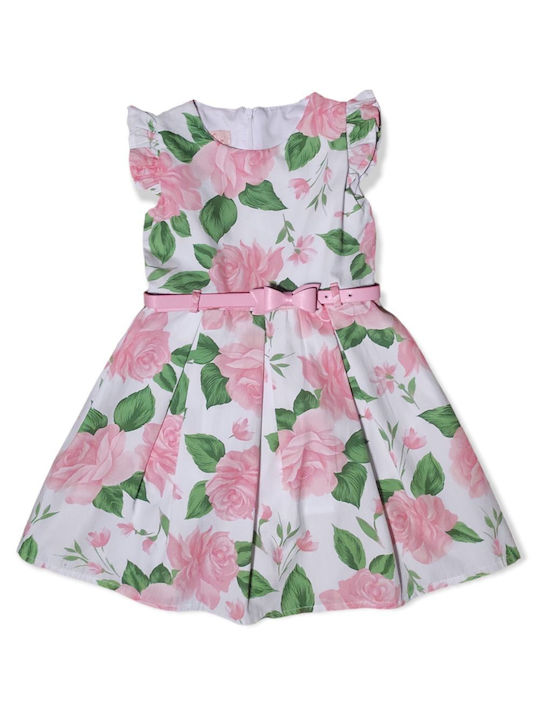 Babydom Kids Dress Floral White