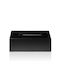 Decor Walther Θήκη για Χαρτομάντηλα Μαύρη 24x12x8cm 0839960