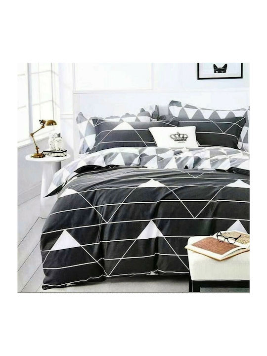 Woman's Fashion Sheet Sets Queen 220x240cm. Black 4pcs