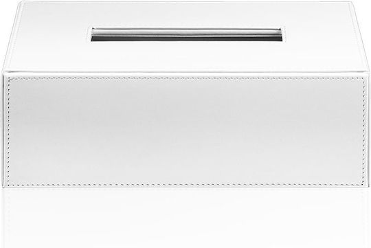 Decor Walther Θήκη για Χαρτομάντηλα Λευκή 24x12x8cm 0839950