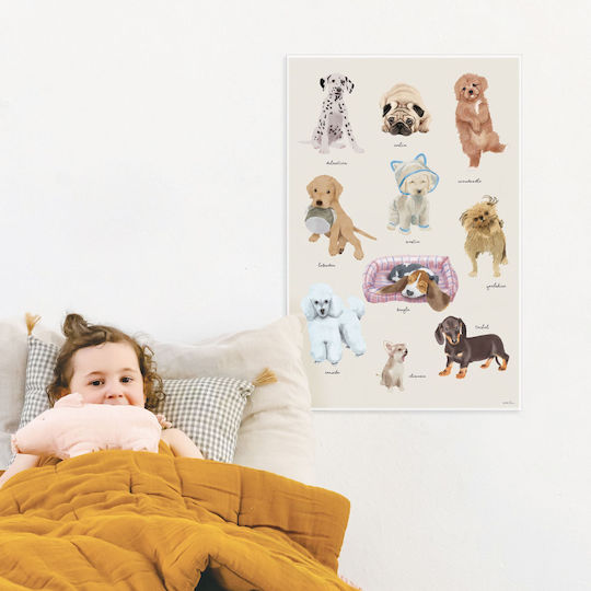Mimi'lou Kids Poster Puppy 15.7x23.6cm