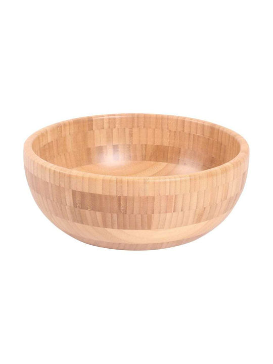 GTSA Wooden Salad Bowl Brown 30x30x10cm