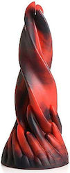 Hell Kiss Twisted Tongues Dildo με Βεντούζα Κόκκινο