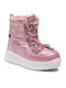 Nickby Kids Snow Boots with Laces Pink