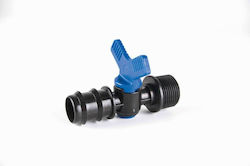 Technoplastic 1232 Connection Pipe Valve with Switch 16x19mm