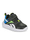 Rush Läufer Rush Runner 5 Syn Alt Kinder Sportschuhe Laufen mit Bügel- und Schleifenverschluss Schwarz