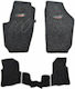 Carman Σετ Μπροστινά και Πίσω Πατάκια 4τμχ για Nissan Primera 1999 Μαύρα
