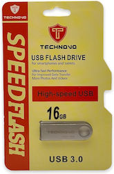Technovo 16GB USB 3.0 Stick Gray