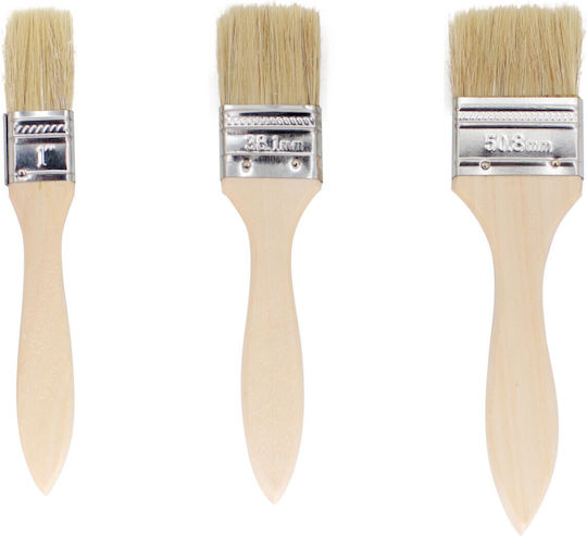 Tpster Paint Brush Straight 3pcs