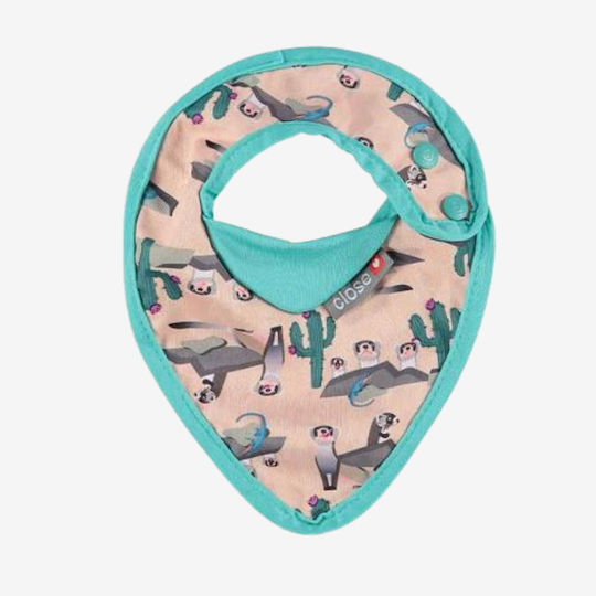Close Parent Wasserdicht Bandana Stoff mit Taste Grün Close Parent Wasserdicht Bandana Stoff mit Taste Grün
