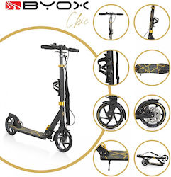 Byox Kids 2-Wheel Foldable Scooter Chic for 8+ years Black