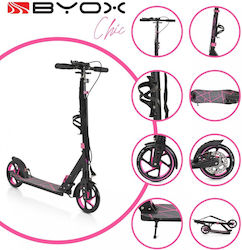 Byox Kids 2-Wheel Foldable Scooter Chic for 8+ years Pink
