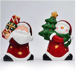 +Efo Christmas Ceramic 13x9cm 2pcs