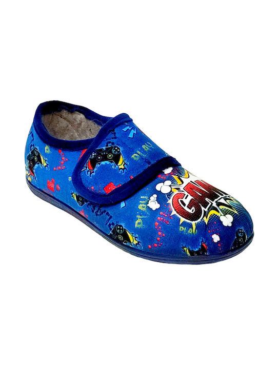 Yfantidis Kids Slippers Blue