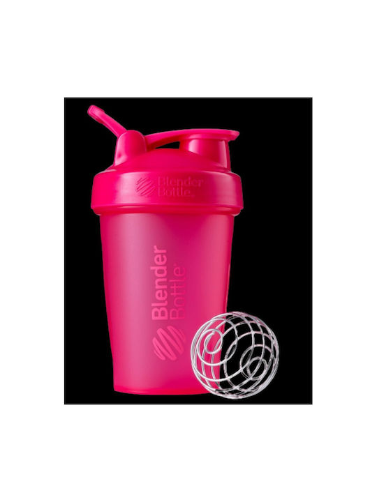 Blender Bottle Plastic Protein Shaker 590ml Pink