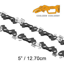 Ingco Αλυσίδα Αλυσοπρίονου 12.7cm σε Ρολό με Βήμα 1/4" Ingco Αλυσίδα Αλυσοπρίονου 12.7cm σε Ρολό με Βήμα 1/4"