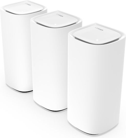 LinkSys Velop Pro 6E WiFi Mesh Network Access Point Wi‑Fi 6E Tri Band (2.4 & 5 & 6GHz) in Triple KIt