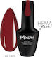 Mixcoco Semipermanent Lac de Unghii cinnamon red cu Glitter 15ml 1buc