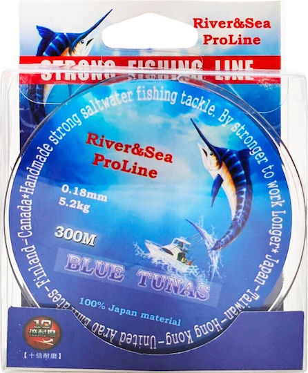 Tpster Πετονιά Ψαρέματος Μαύρη 300m / 0.18mm