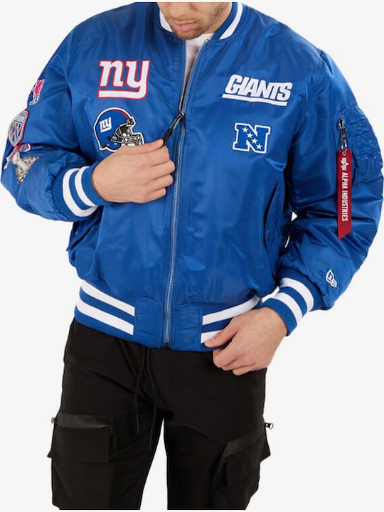 New Era New York Giants Зимно Мъжко Якето Бомбъ...