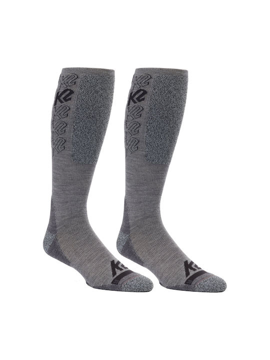 K2 Ski & Snowboard Socks Gray 1 Pair