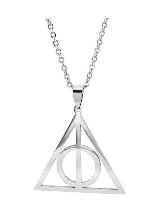 Piercing.gr Harry Potter Deathly Hallows Κολιέ από Ατσάλι