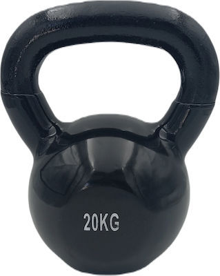 Profit Kettlebell Βινυλίου 20kg Μαύρο