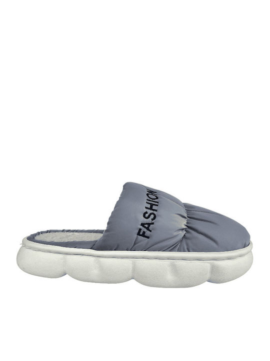 Nobrand Winter Women's Slippers in Gray color