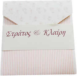 Day4you Vintage Προσκλητήριο Γάμου Δίπτυχο 5,4cmcm