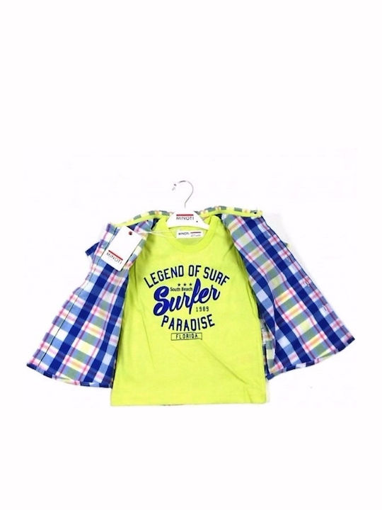 Minoti Kids Checked Shirt Multicolour