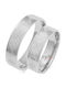 FenixJewelry Ehering-Set aus Weißgold 14K