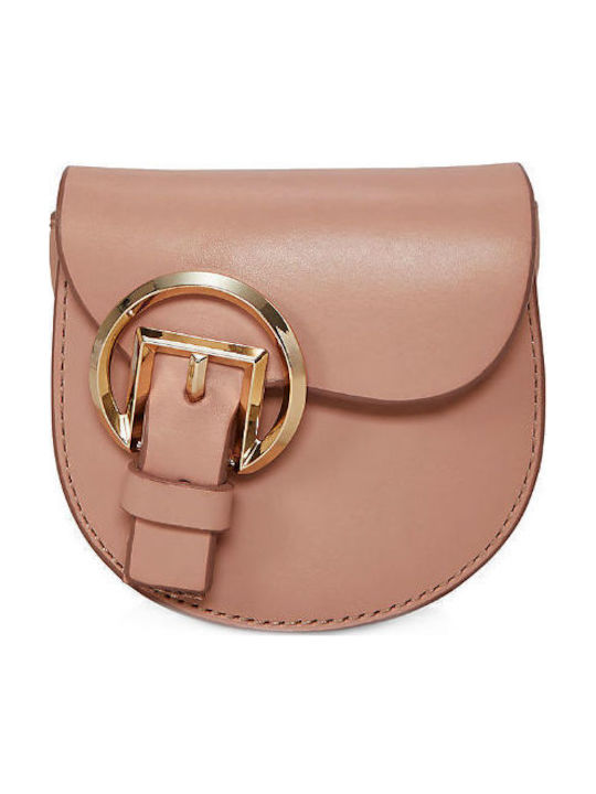 Leather Women's Bag Crossbody Beige