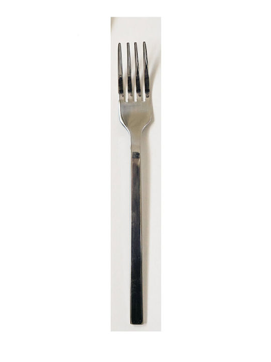 Novatex Πιρούνι Φαγητού Ανοξείδωτο Ασημί 21.2cm