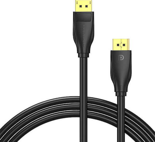 Vention Cablu DisplayPort Masculin - DisplayPort Masculin 5m Negru (HCCBJ)