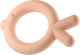 Borrn Fish Silicone Teething Ring BPA Free for 3 m+