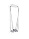 ForHome Tie-Back Rope made of Metal Silver 1pcs