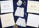 Christening Oilcloths Set White