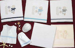 Christening Oilcloths Set White