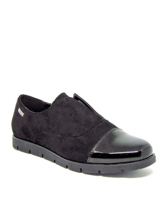 Blondie Anatomisch Damen Slip-Ons Schwarz